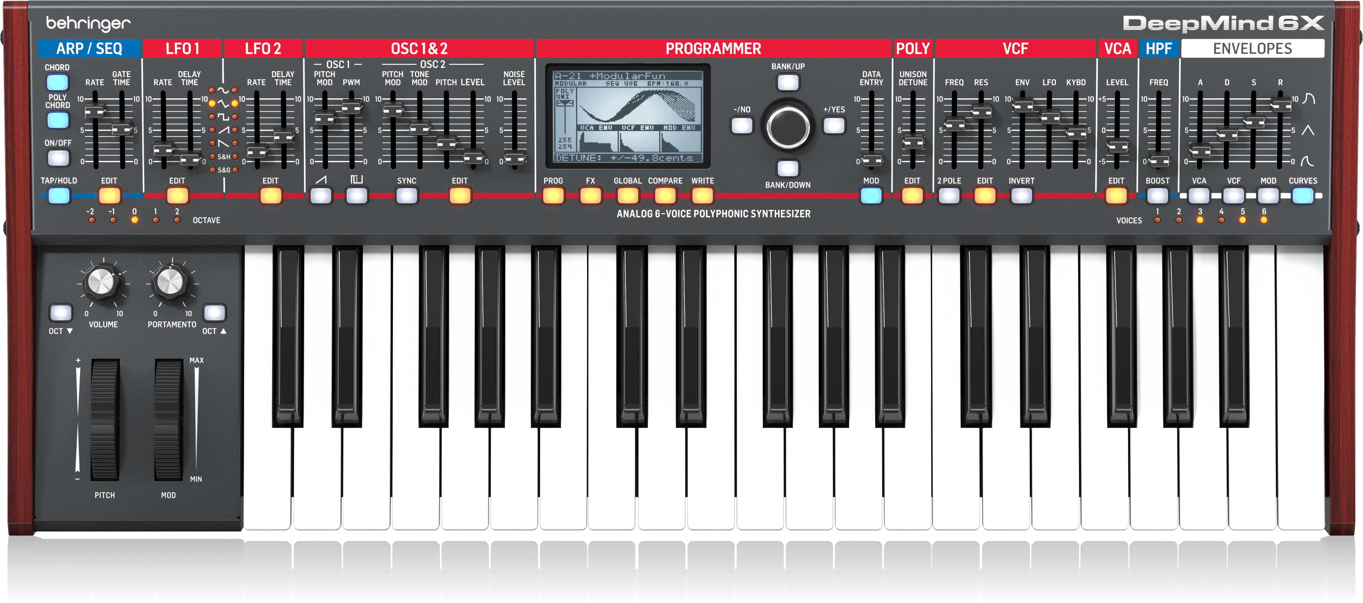 Behringer DeepMind 6X Synthesiser - Andertons Music Co